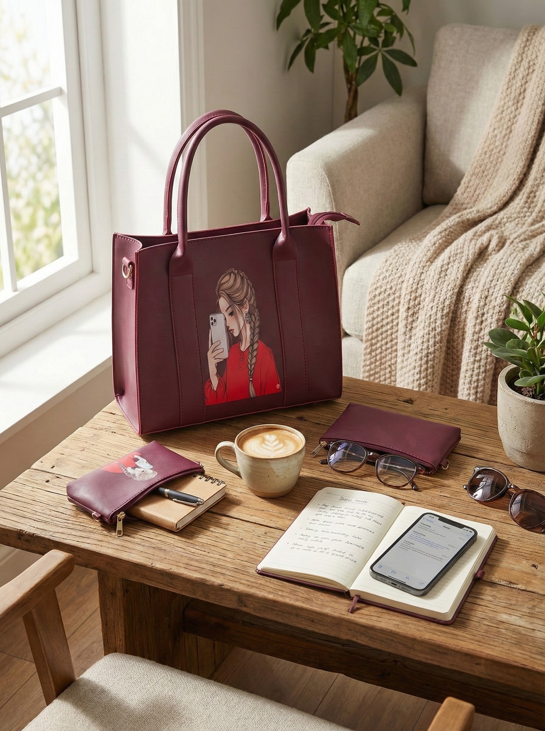 High Quality Trendy Bags with Wallets