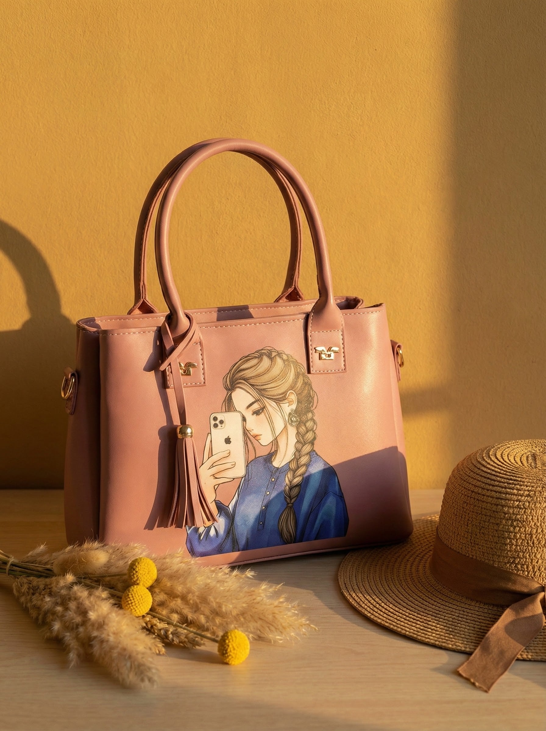 Selfie Girl Tote Bag