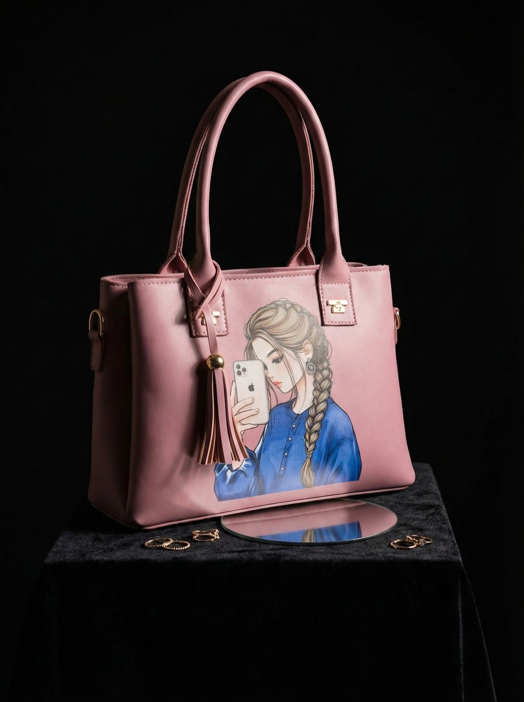 Selfie Girl Tote Bag