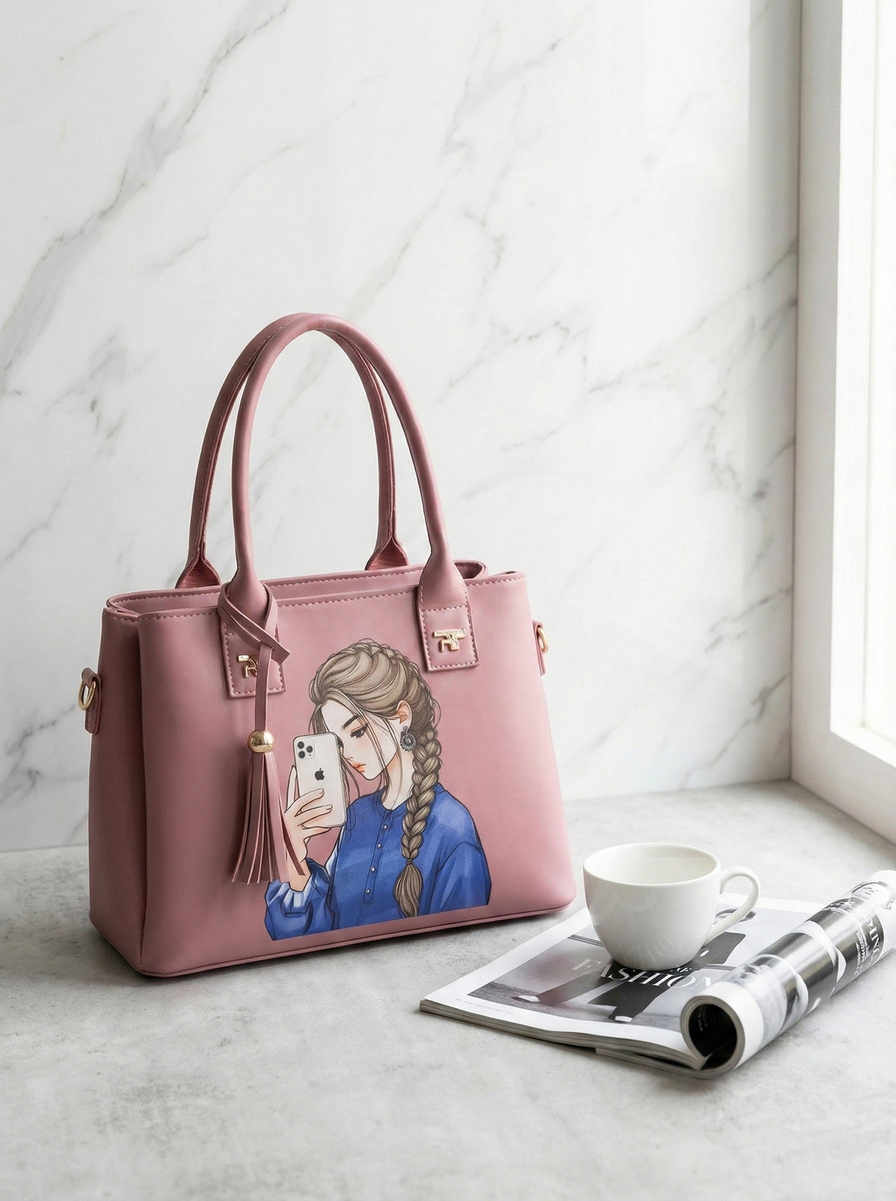 Selfie Girl Tote Bag