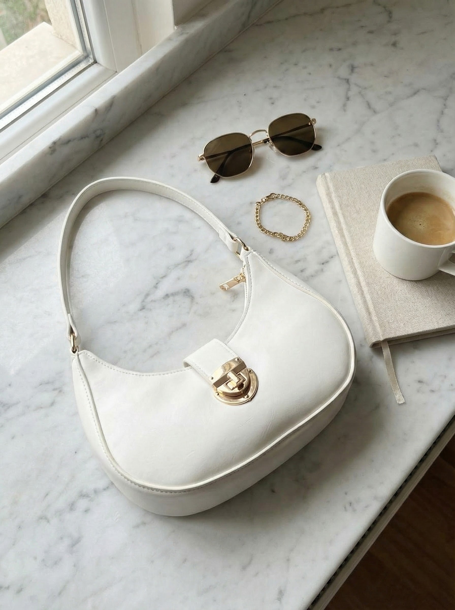 Crescent shoulder Bag