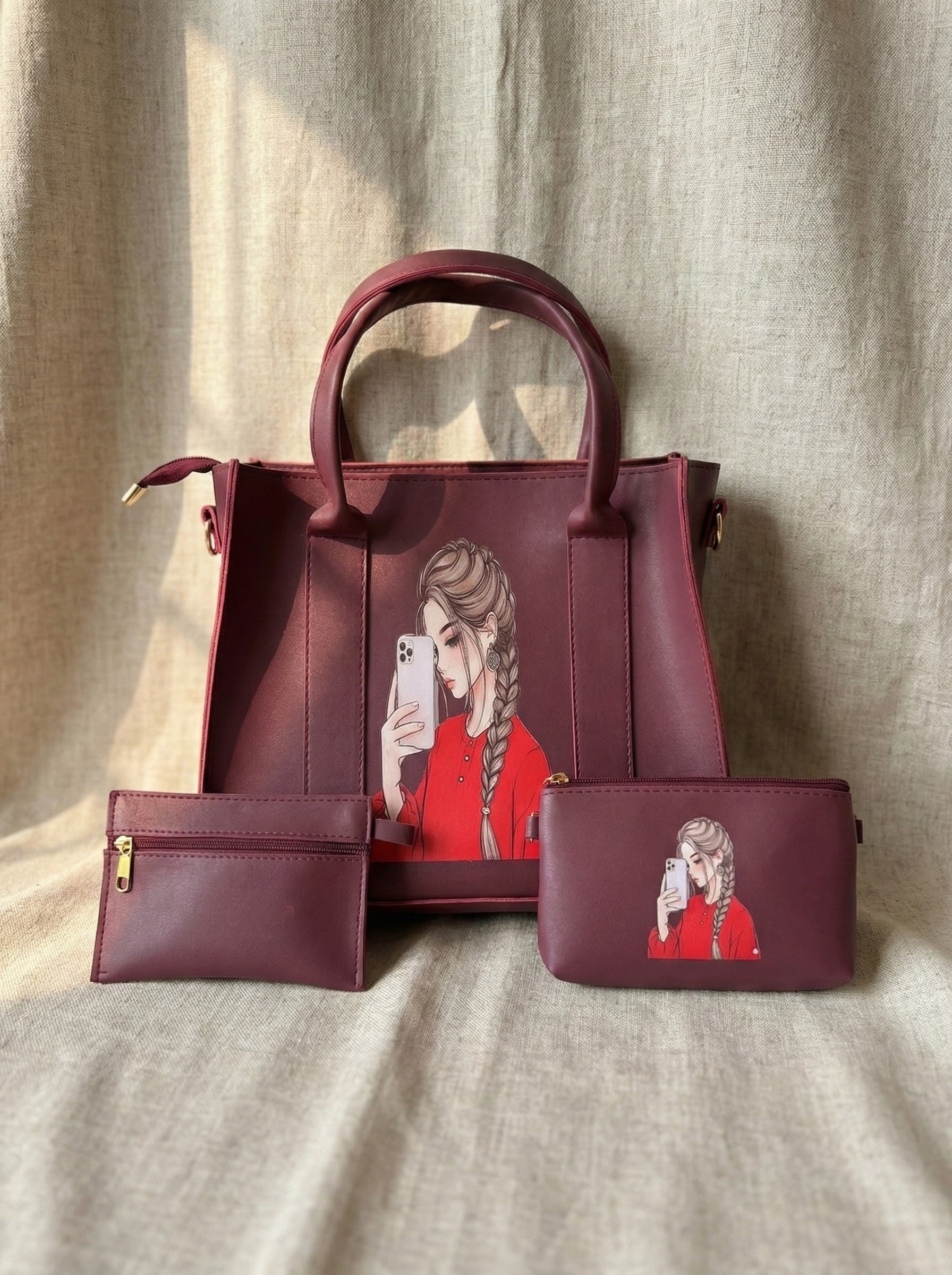 High Quality Trendy Bags with Wallets