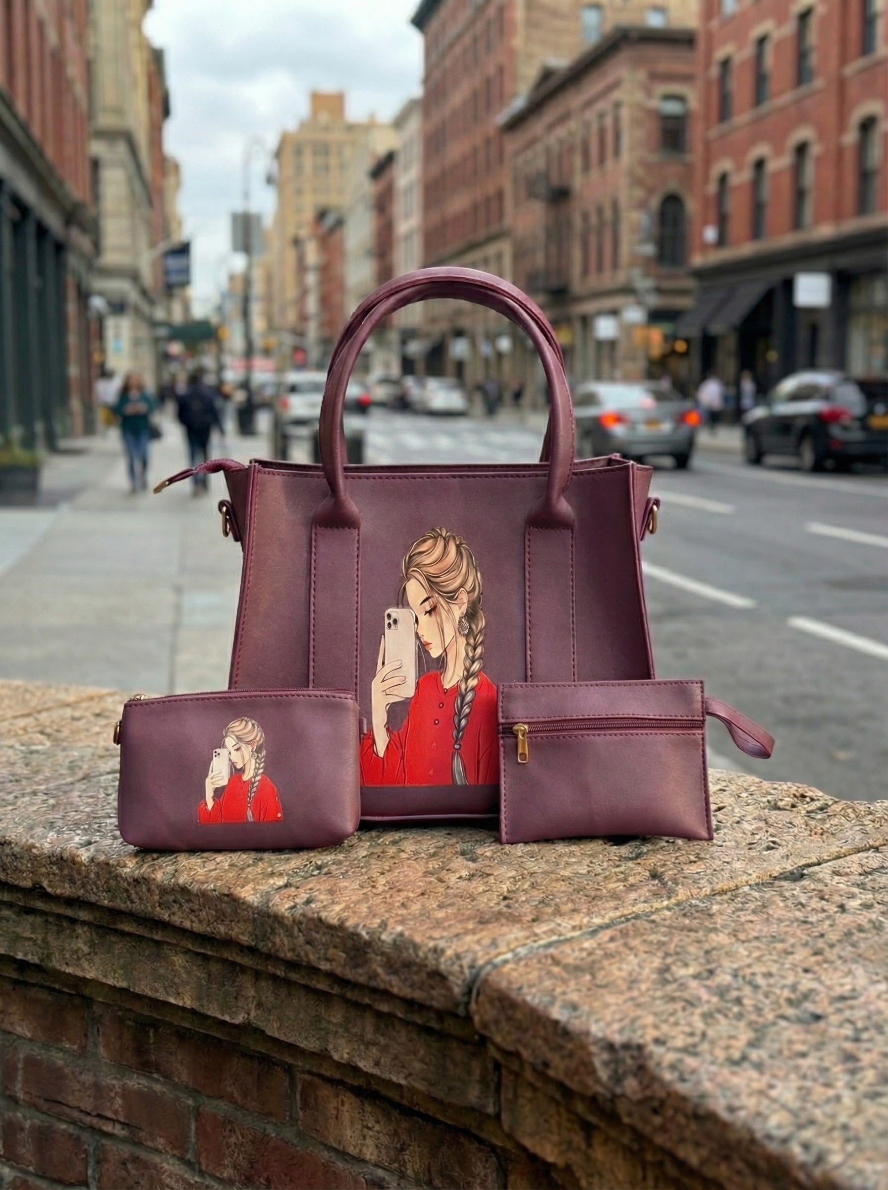 High Quality Trendy Bags with Wallets